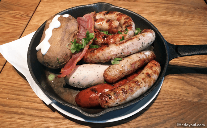 Sausage Platter for 2, Brez'n