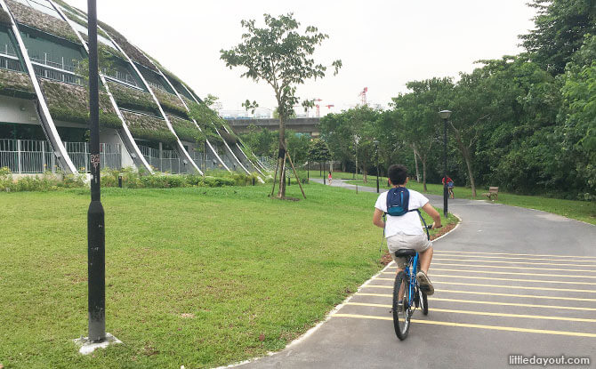 Cycling down to Sengkang