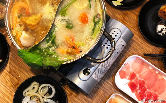 Otaru Suisan Shabu Shabu Buffet: Unique Soup Bases – Lemon & Curry!