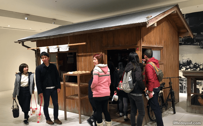 Replica of the shed where Momofuku Ando worked on developing instant noodles at the Cup Noodles Museum,