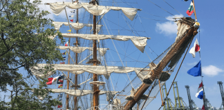 Mexican navy’s sailing ship, ARM Cuauhtémoc
