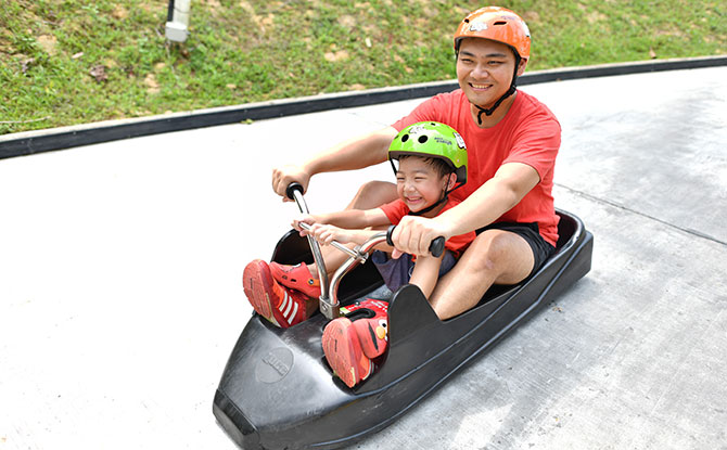 Luge Tracks Skyline Luge Singapore