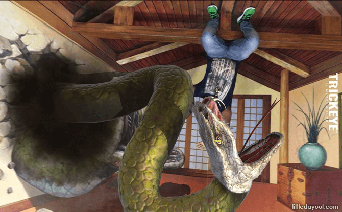 AR Snake, Trick Eye Museum Augmented Reality Experience