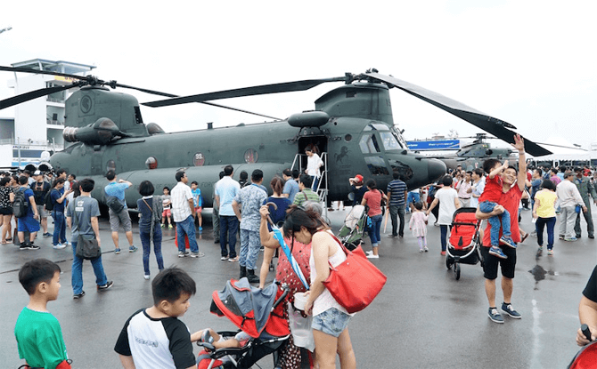 Static Displays at Singapore Airshow