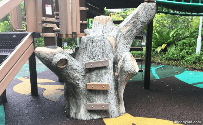 Climbing ladder at the Playground