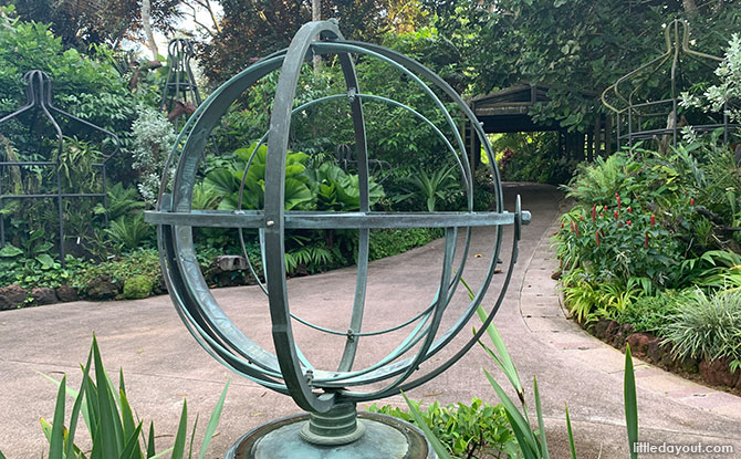 Sundials at National Orchid Garden