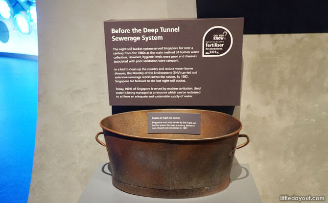 Replica of a night soil bucket