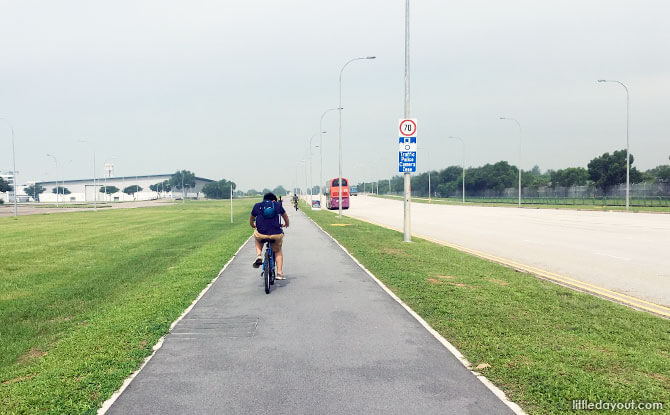 Cycling from Changi to East Coast