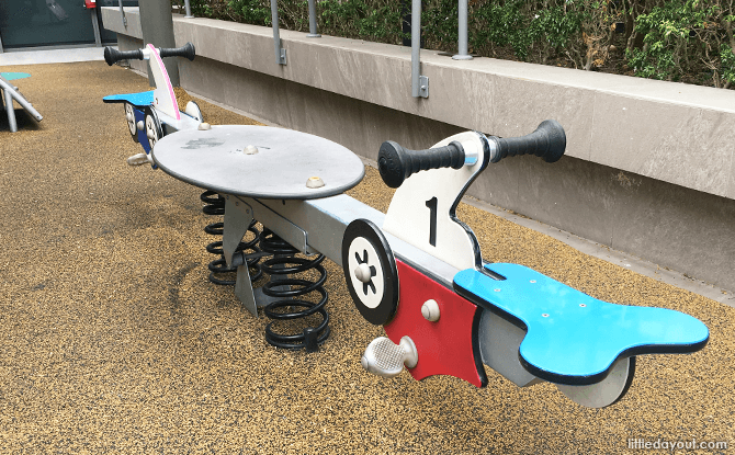 Teeter-totters at The Seletar Mall Playground