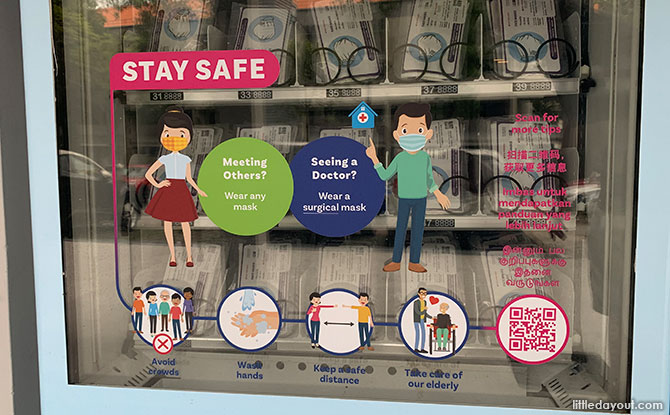 Where To Collect Temasek Foundation's Free Masks From Vending Machines From 21 September To 4 October 2020