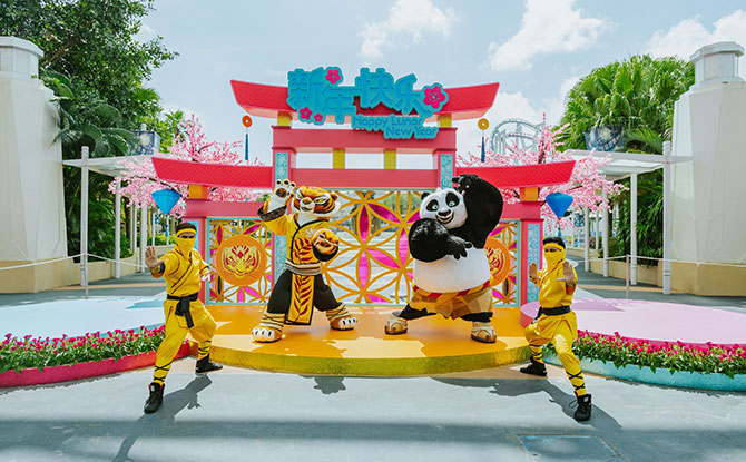 Tigress at Universal Studios Singapore