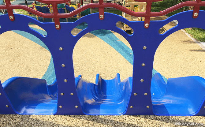 Slides at Toddler Play Area