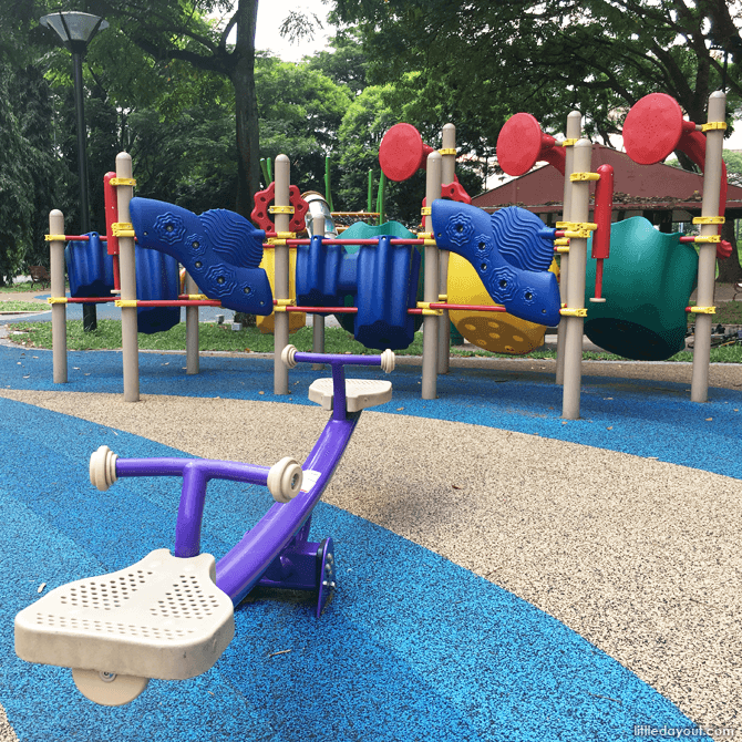 Slides at Toddler Play Area