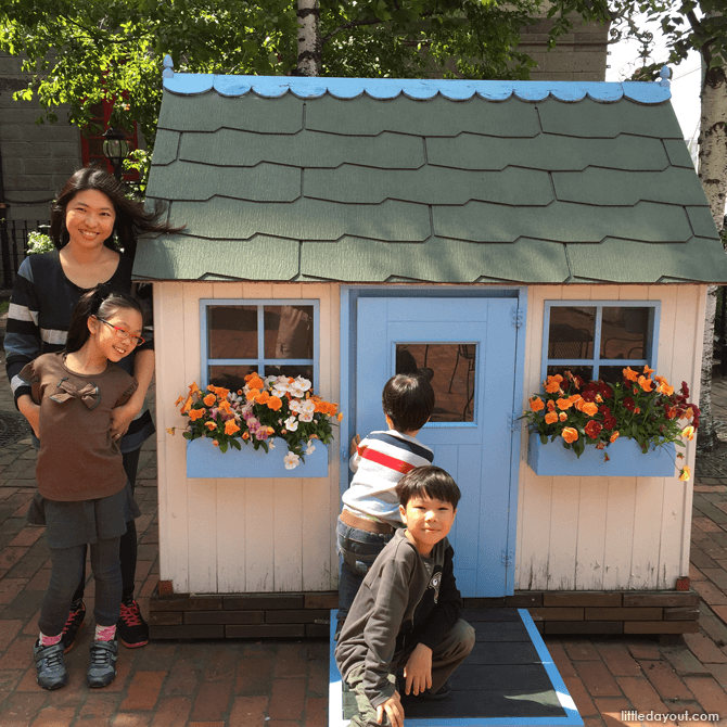 Toy houses at Shiroi Koibito Park