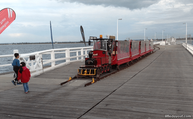 Tram on the Busselton Jetty