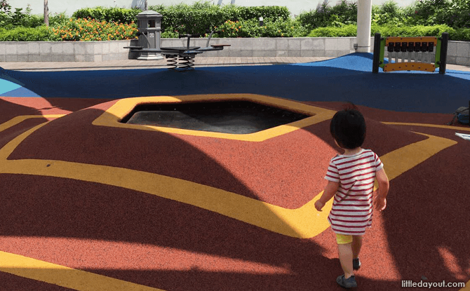 Trampoline at Tiong Bahru Plaza Playground