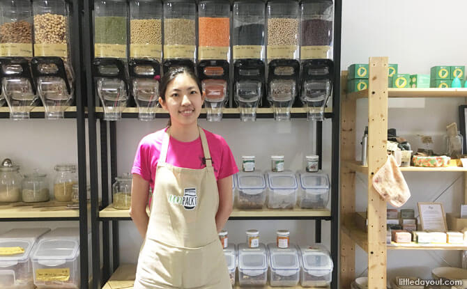 UnPackt: Zero-waste Grocery Shopping In Singapore 7 Florence Tay, Co-owner of UnPackt Singapore