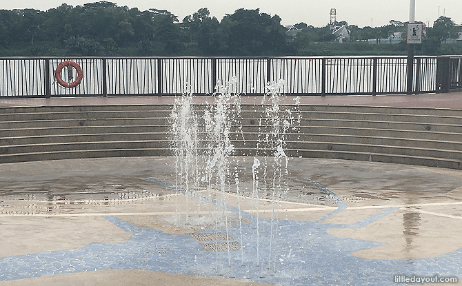 Water Jets at Lower Seletar Reservoir Park
