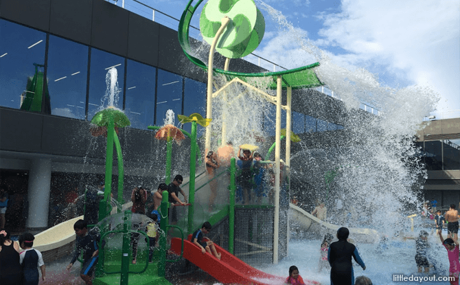 Splashing Out at Our Tampines Hub Swimming Pools (and its Water Playground) Our Tampines Hub Swimming Pool & Water Play Area