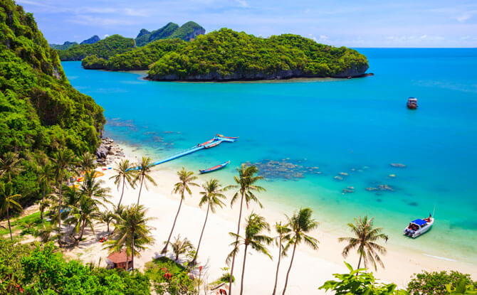 Angthong National Marine Park, Koh Samui, Suratthani, Thailand - Beach getaways from Singapore