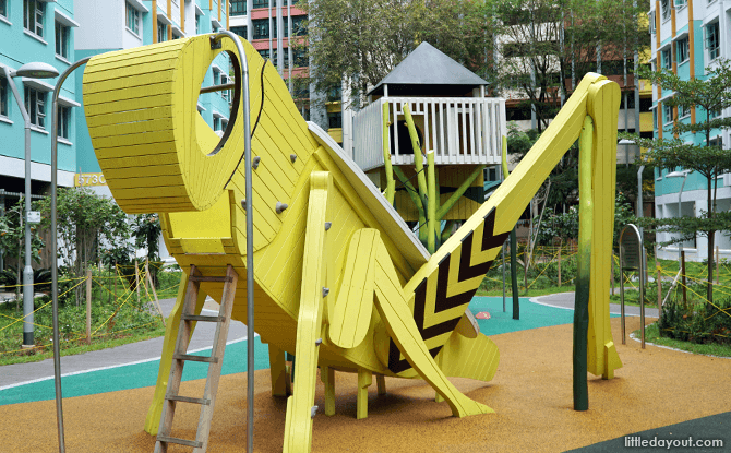 Grasshopper playground at Woodlands - HDB Thematic Playground
