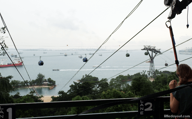 Start of MegaZip, Sentosa