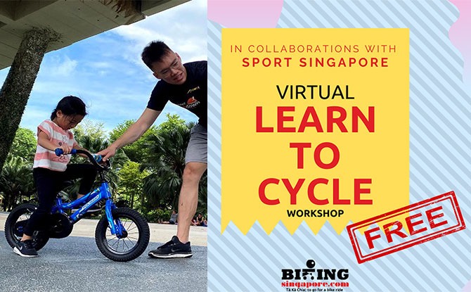 Free Virtual Learn-To-Cycle Workshops: Get Tips For Your Next Family Cycle From Biking Singapore