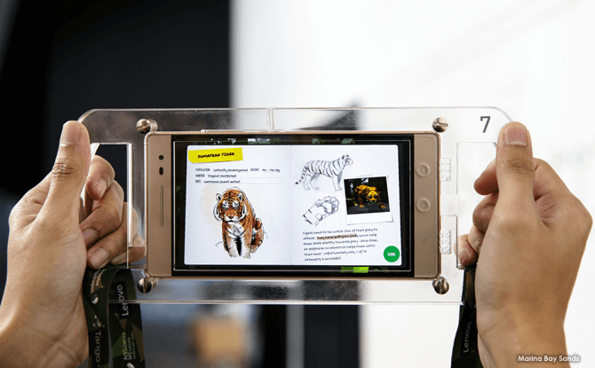 ArtScience Museum’s Into the Wild – Virtual Forest Into the Wild, ArtScience Museum