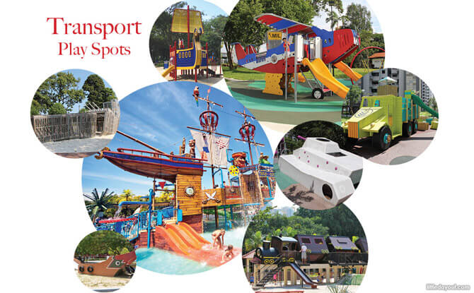 Transport Themed Playgrounds