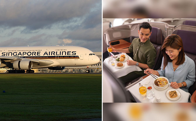 Restaurant A380 @ Changi: Dine On SIA Plane At Changi Airport