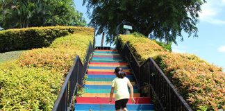 Steps to Mount Faber Peak