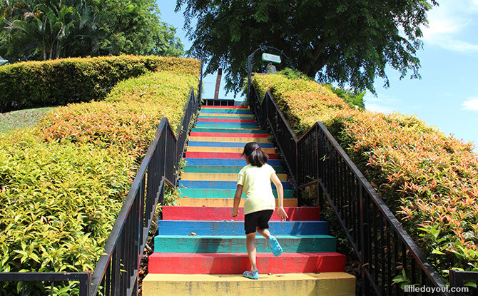 Steps to Mount Faber Peak