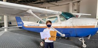 10-Year-Old Becomes Seletar Flying Club’s Youngest Student Pilot In Singapore