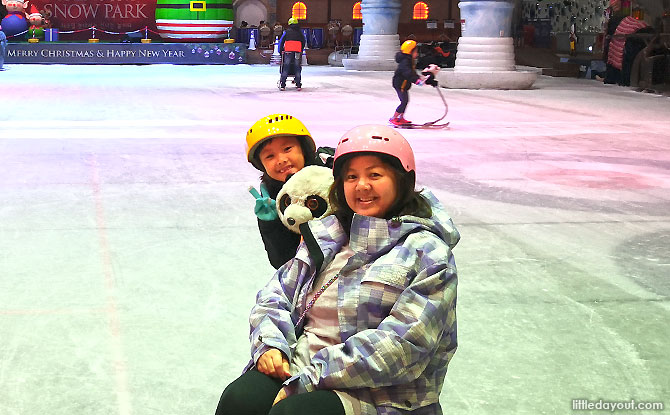 Sled at the One Mount Snow Park