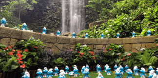 Smurfs' Lost Village at Jurong Bird Park