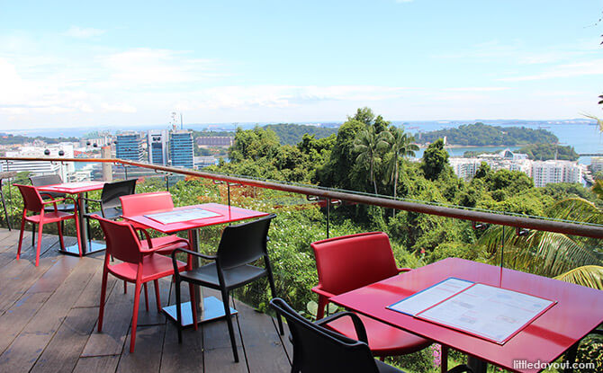 Dining at Mount Faber Peak