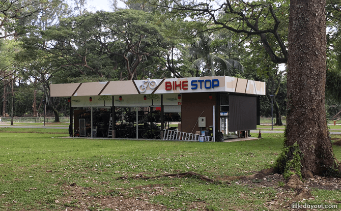 Bike Stop at Fort Road