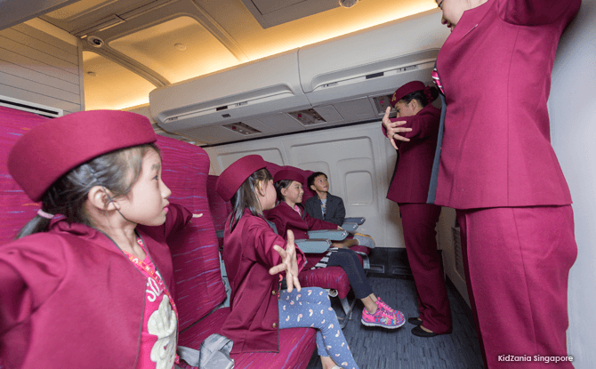 Cabin Crew at KidZania Singapore