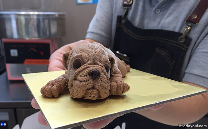 Shar Pei Dog on a Platter