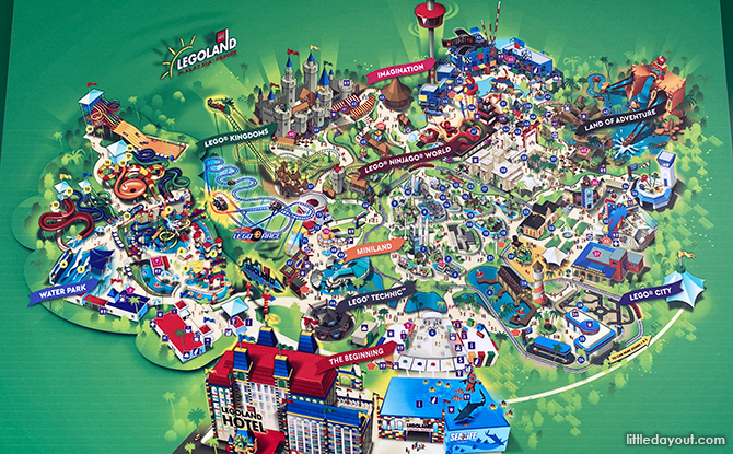 LEGOLAND Malaysia Resort Map Overview
