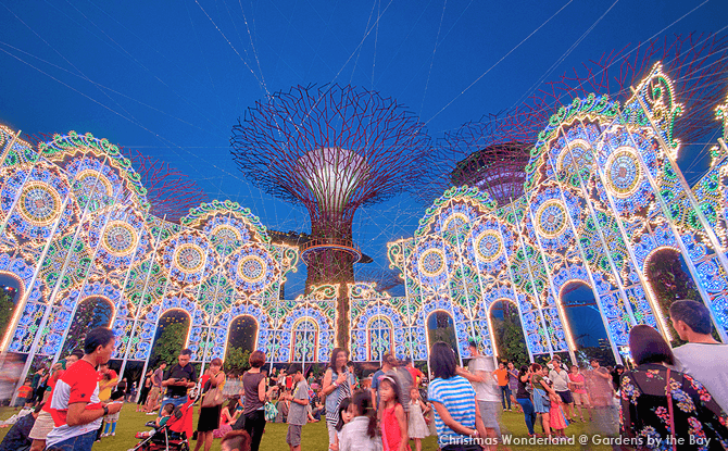 Christmas Wonderland Rings In The Holiday Season At Gardens By The Bay Little Day Out