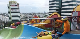 Pororo Aqua Park Bangkok: Rooftop Thrills and Spills