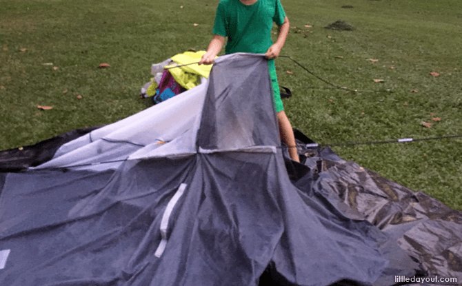 Setting Up the Tent