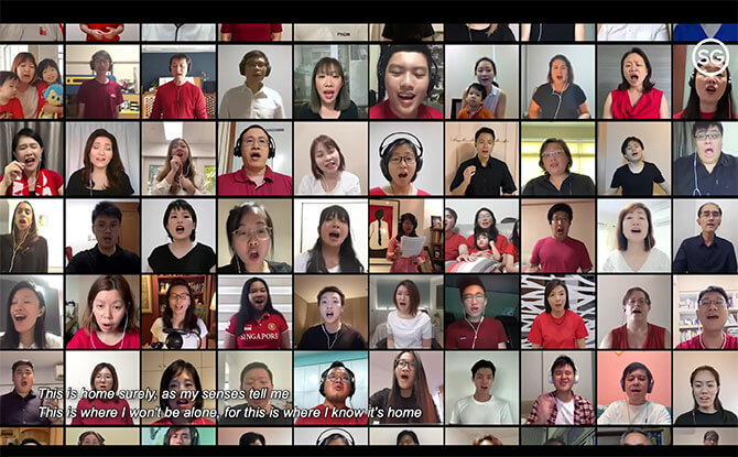 Virtual Choir Of 900 Singaporeans Around The World Come Together To Sing Dick Lee’s Home Virtual Choir Of 900 Singaporeans Around The World Come Together To Sing Dick Lee’s Home