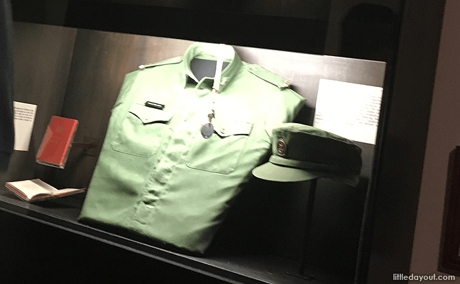 Temasek Green Uniform, Army Museum of Singapore