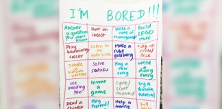 5 Minute Parenting Hack: How To Make An “I’m Bored” Activity Board