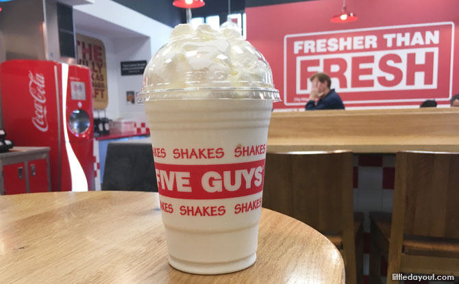 Five Guys Milkshake