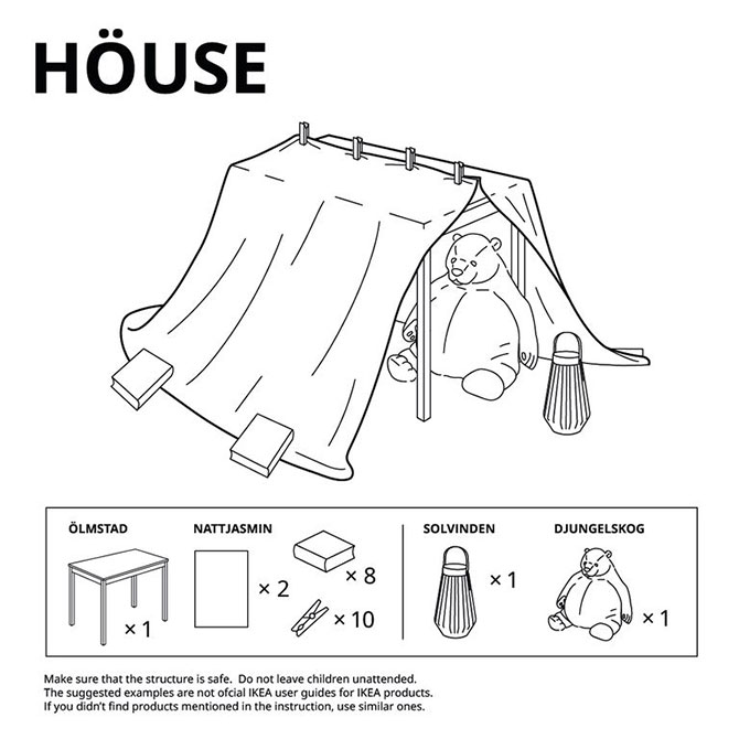 6 IKEA Fort Designs