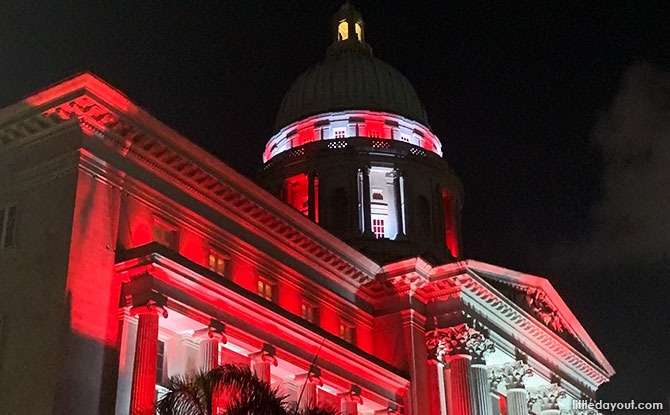 Civic District Light Up for National Day 2020