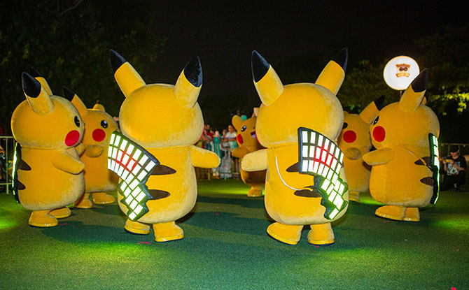 Pikachu Mini Lightning Parade, Sentosa